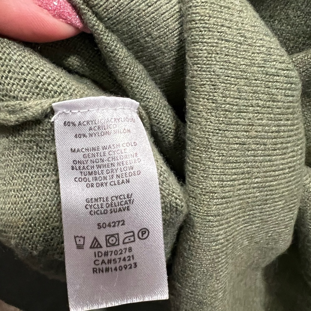 Loft Crewneck Sweater|Size M|Green - Picture 4 of 6